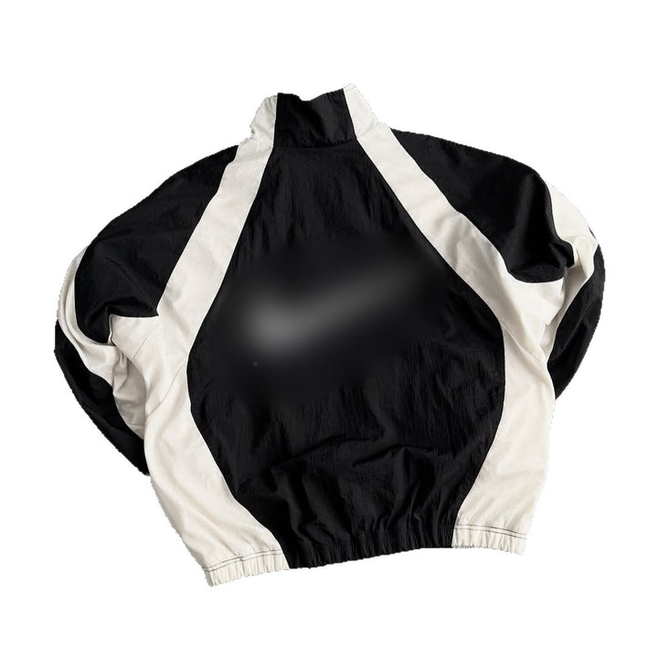 Unisex nan atmungsaktive leichte Wind- und Trainingsjacke mit Netzfutter, Stehkragen und elastischem Saum Echo Archiv