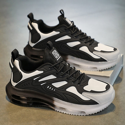 Herren Moderner Komfort-Sneaker mit transparenter Luftkammer und strukturierter TPU-Ummantelung Echoarchiv