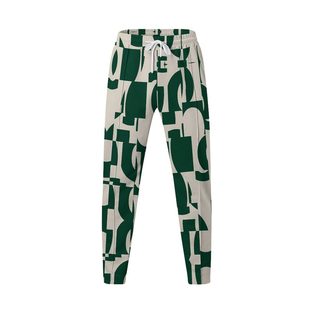 Herren Trendige Chino-Hose mit grafischem Muster und seitlichen Taschen Echoarchiv