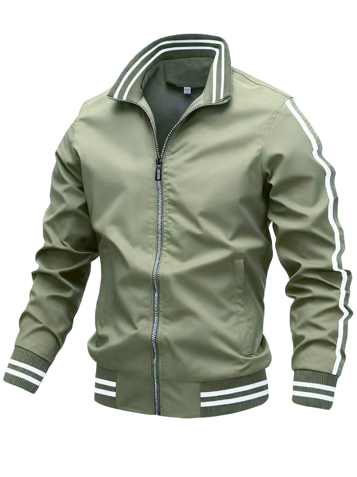 Herren Modische Bomberjacke Echo Archiv