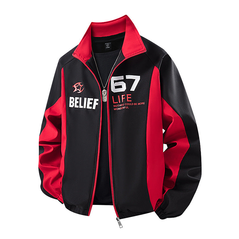 Herren Sportliche Übergangsjacke mit Reißverschluss Echo Archiv