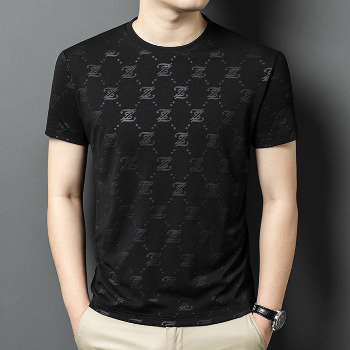 Herren modernes T-Shirt mit stylishen Muster Echoarchiv