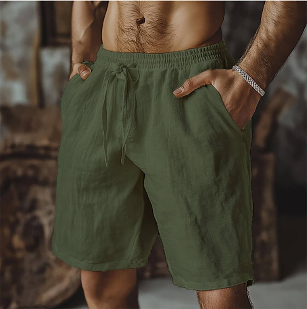 Echoarchiv | Herren-Schnürshorts aus Baumwolle