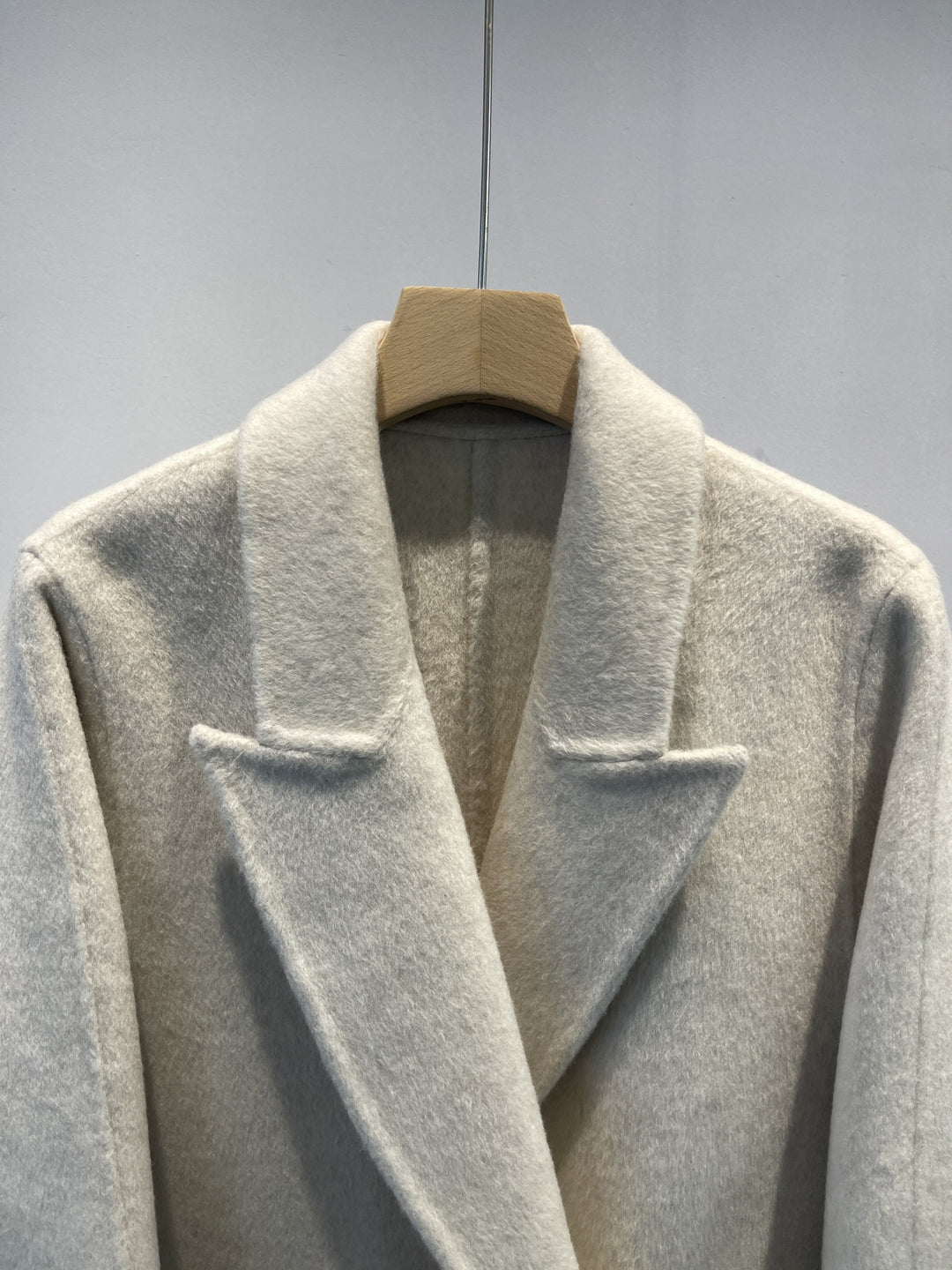 Damen Eleganter Wollmischung Peacoat Echoarchiv