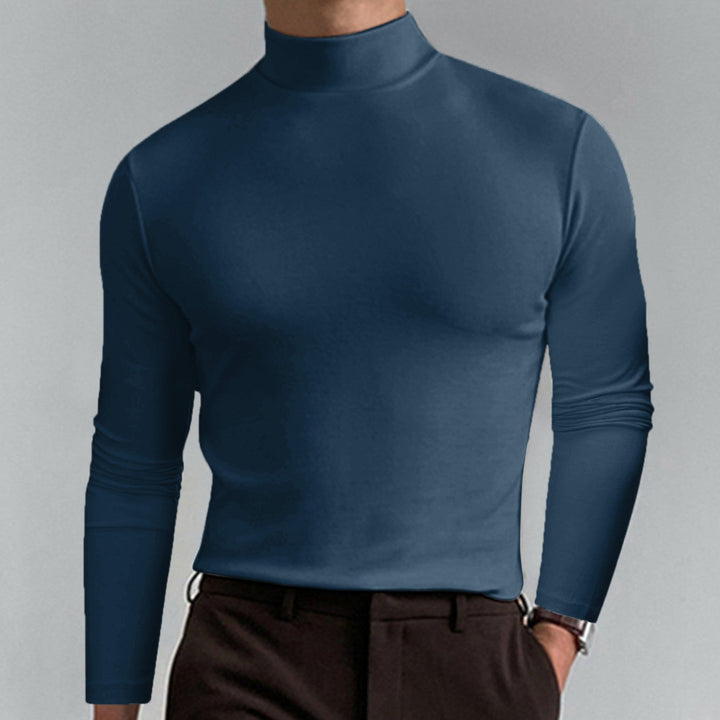 Herren Hochwertiger Rollkragenpullover Echoarchiv