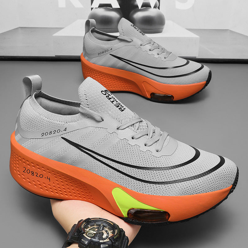 Unisex Profi-Tempo-Laufschuh mit sichtbarer Fersen-Airunit und atmungsaktivem Monofilament-Obermaterial – Tavélo