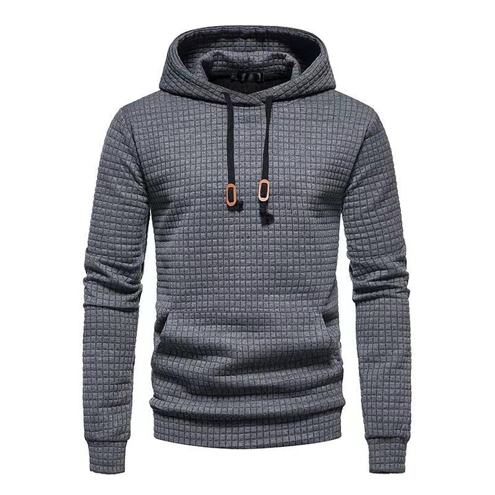 Herren komfortabler Hoodie mit strukturiertem Gewebe Echoarchiv