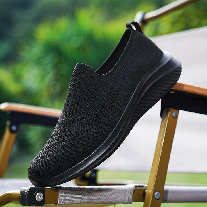 Herren Leichte Slip-On Sport SnEchoarchivkers mit Atmungsaktivem Strickdesign Echoarchiv