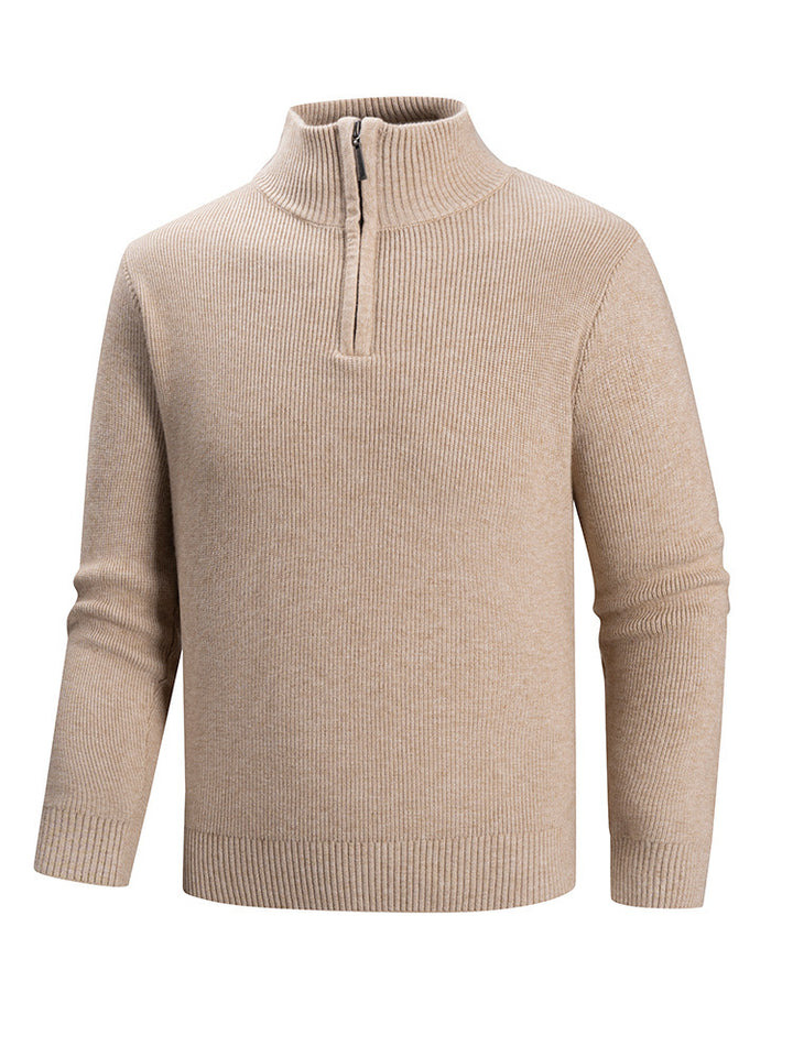 Herren Strickpullover mit hohem Kragen Echoarchiv