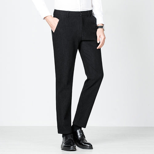 Herren elegante Anzughose mit feiner Struktur und modernem Schnitt Echoarchiv