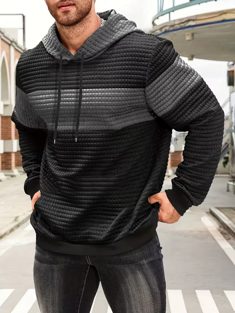 Herren Urbaner Kapuzenpullover mit innovativer Struktur Echoarchiv