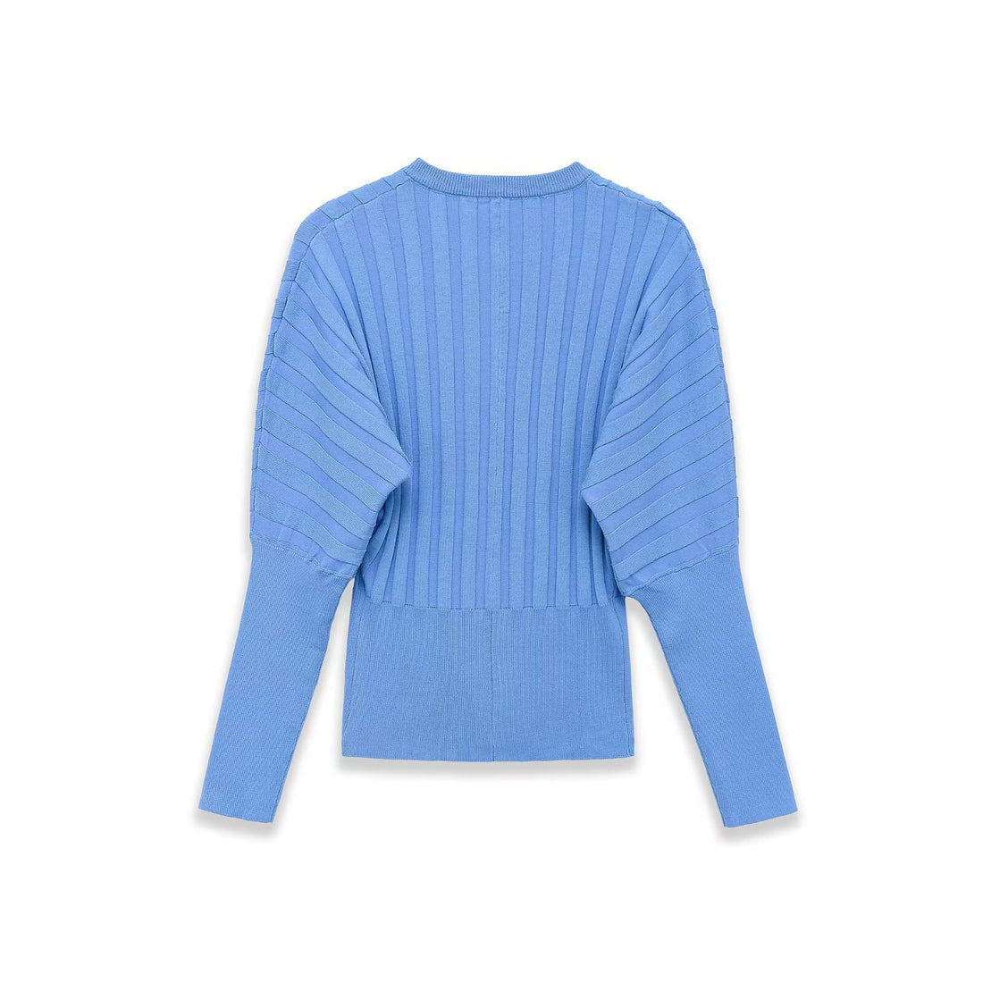 Damen Gerippte Strick-Cardigan mit Ballonärmeln und durchgehender Knopfleiste Echo Archiv