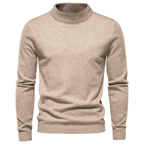 Herren Eleganter Rollkragenpullover aus hochwertiger Wolle Echoarchiv