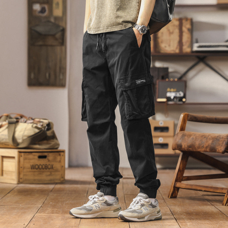 Herren Cargo-Jogginghose im Utility-Style mit verstärkten Klappentaschen und elastischem Saum Echo Archiv