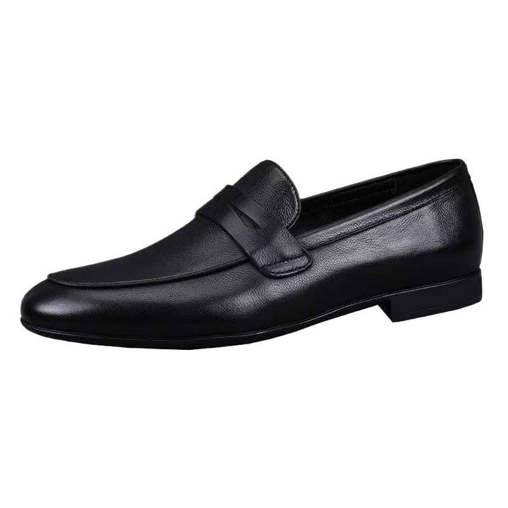 Herren Elegante Lederschlüpfschuhe Echoarchiv