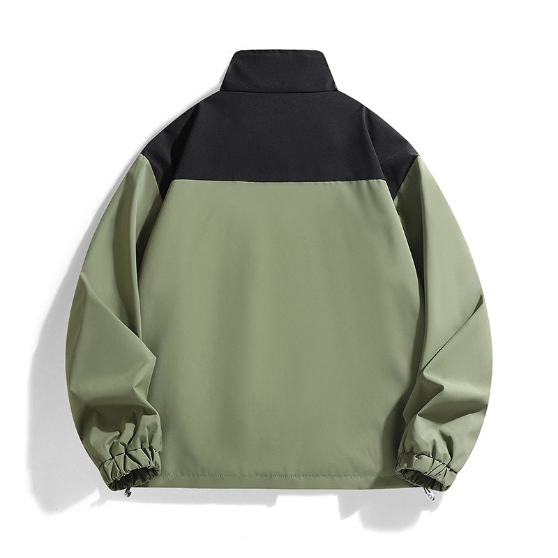 Herren sportliche Trainingsjacke mit atmungsaktiven Einsätzen Echoarchiv