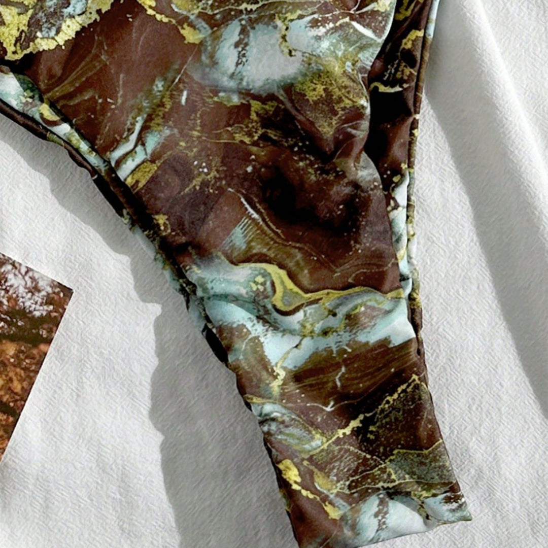 Damen Triangel-Bikini mit innovativen gewebten Details Echo Archiv