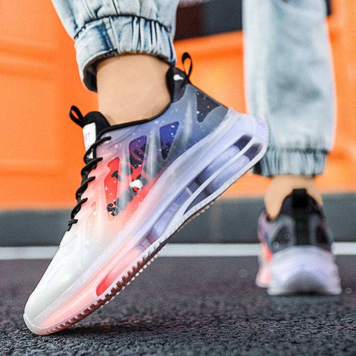 Unisex futuristische transparente Runner mit integrierter Luftkammer-Zwischensohle und reflektierendem Tech‑Mesh – Norré