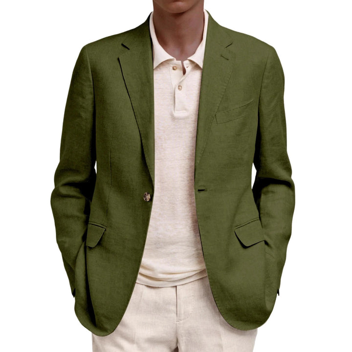 Herren Elegante Leinenjacke Echoarchiv