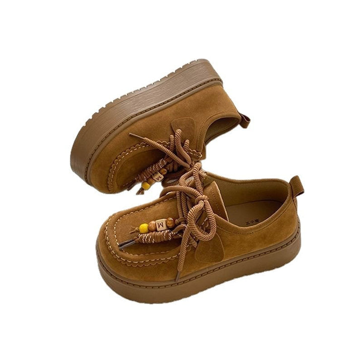 Damen Plattform Sneakers mit lässigem Wildleder-Obermaterial Echo Archiv