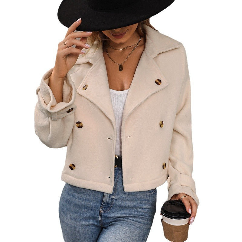 Damen Elegante Kurzjacke mit Knopfdetails Echo Archiv
