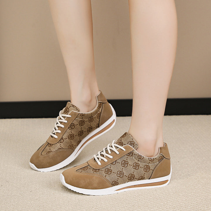Damen nan leichte Jacquard Freizeitsneaker mit gepolstertem Komfortfußbett Echo Archiv