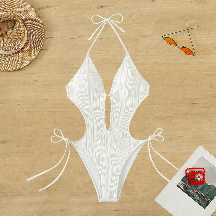 Damen Einteiliger Badeanzug mit raffiniertem Cut-Out-Design Echo Archiv