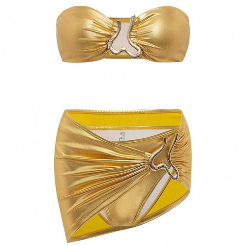 Damen Raffiniertes Bikini-Unterteil Echo Archiv