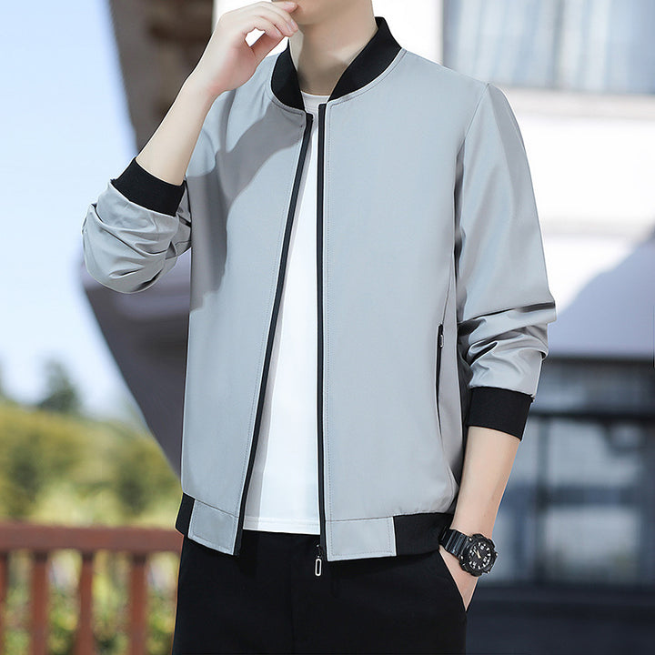 Herren Moderne Sportjacke Echo Archiv