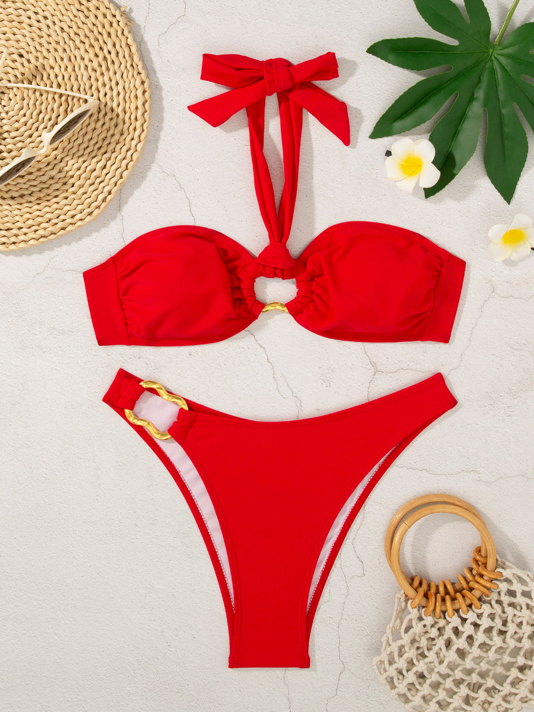Damen Bikini mit raffiniertem Knoten-Design Echo Archiv