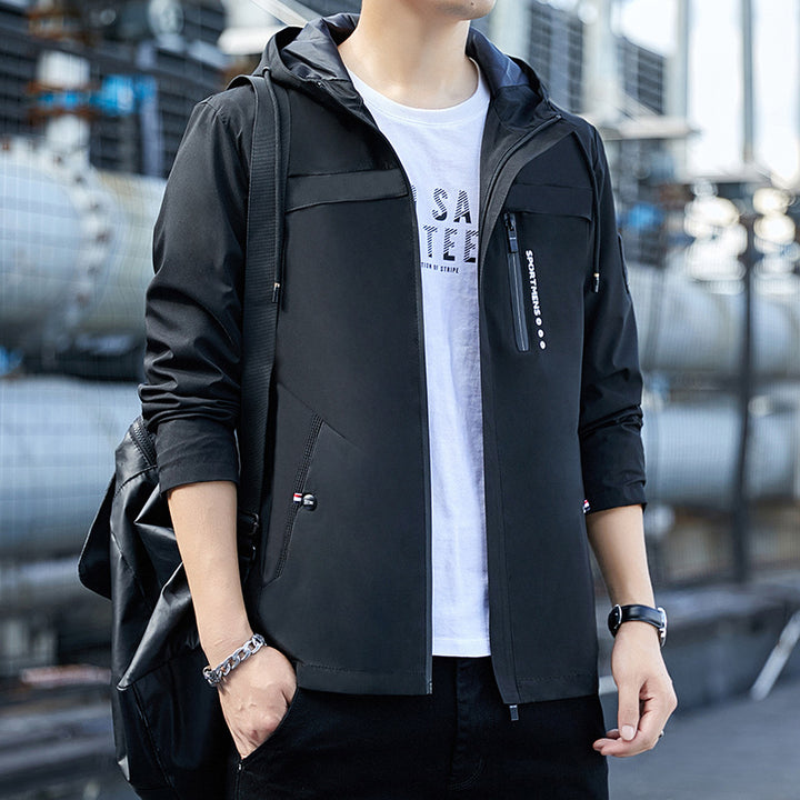 Herren Multifunktionale Sportjacke mit Kapuze Echo Archiv