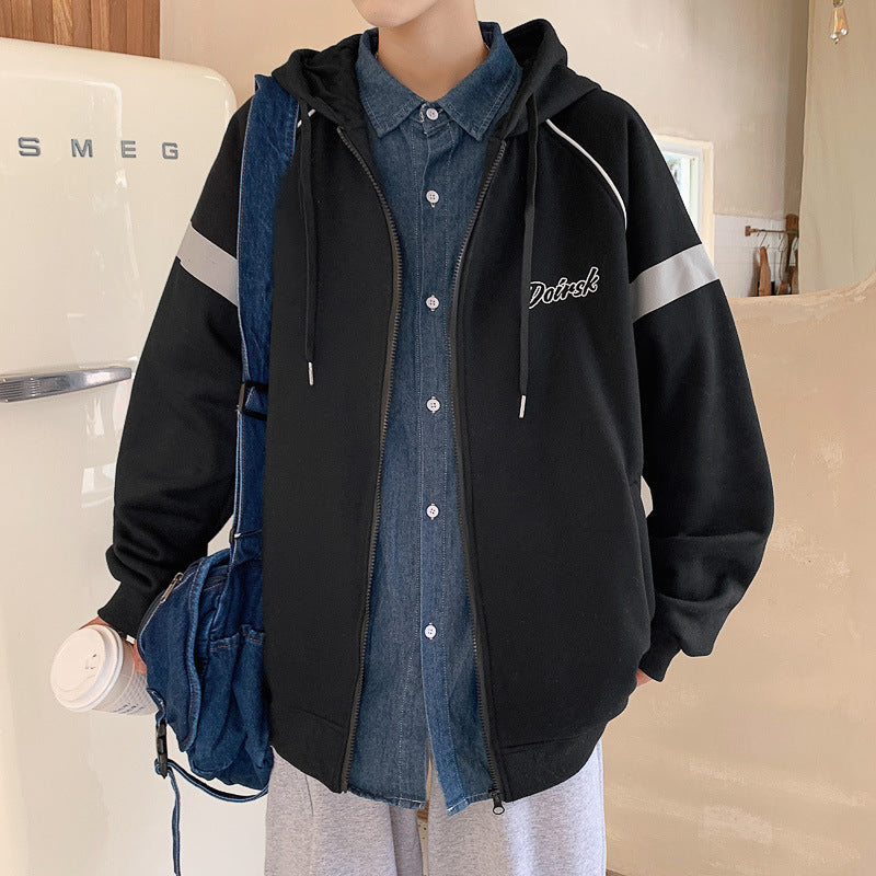 Herren Sportliche Kapuzenjacke Echo Archiv