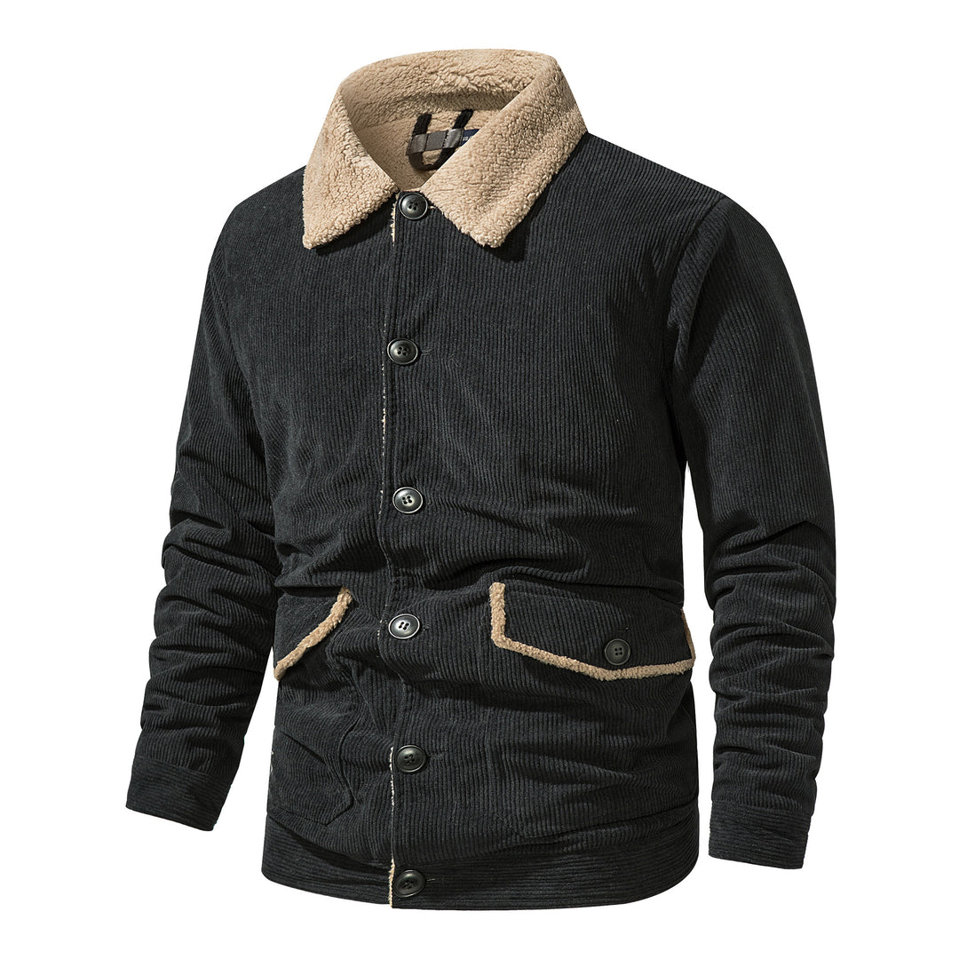 Herren Cord-Jacke mit bequemem Teddyfutter Echoarchiv
