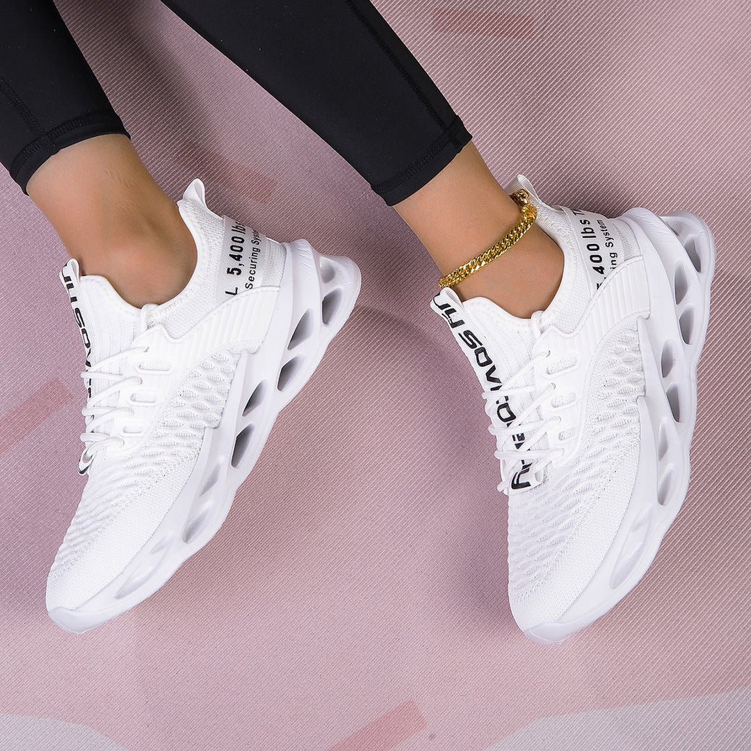 Damen Atmungsaktive Laufschuhe mit elastischem Obermaterial und griffiger Sohle Echoarchiv
