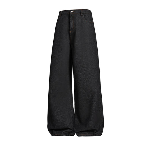 Damen Ultraweite Denim-Hose im Palazzo-Schnitt mit hohem Bund Echo Archiv