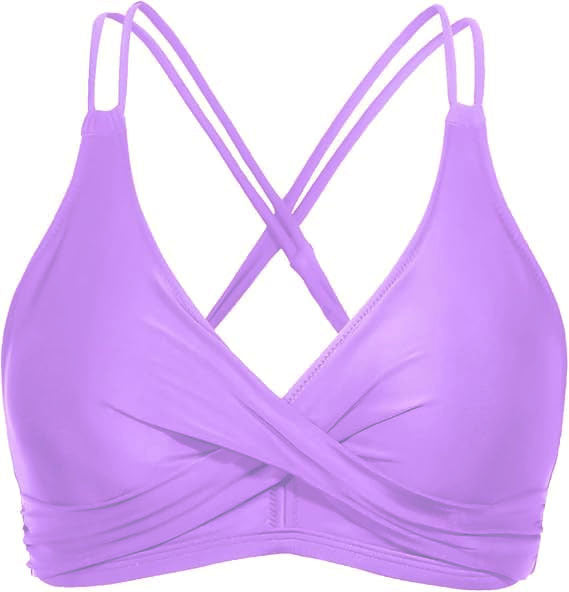 Damen Sportliches Bikinioberteil mit raffiniertem Wickeldesign Echo Archiv