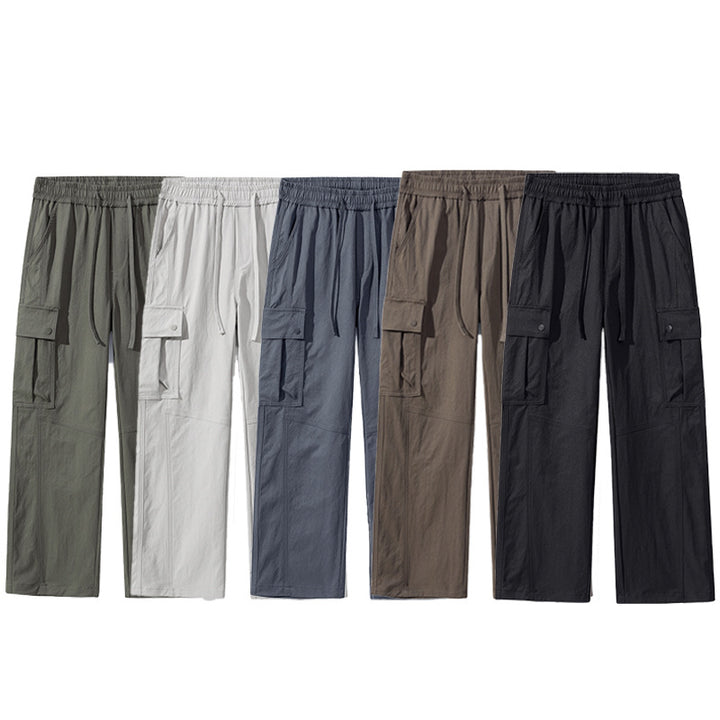 Herren Oversize-Cargohose im Utility-Stil mit Tunnelzugbund und großen Klappentaschen Echo Archiv