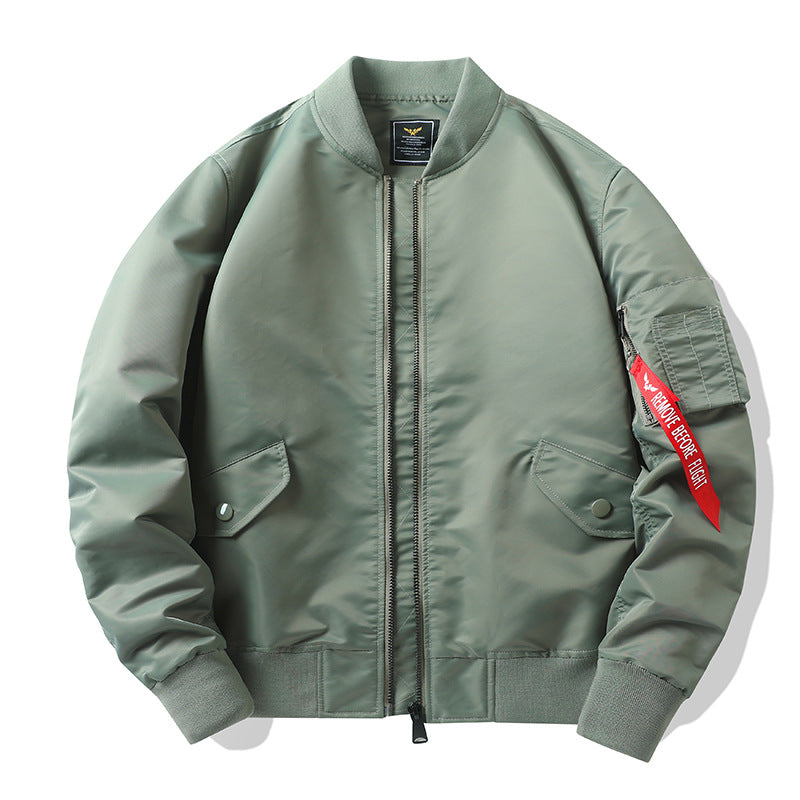 Herren Camouflage-Bomberjacke im Fliegerstil mit Mehrfach-Taschen und Strickbündchen Echoarchiv