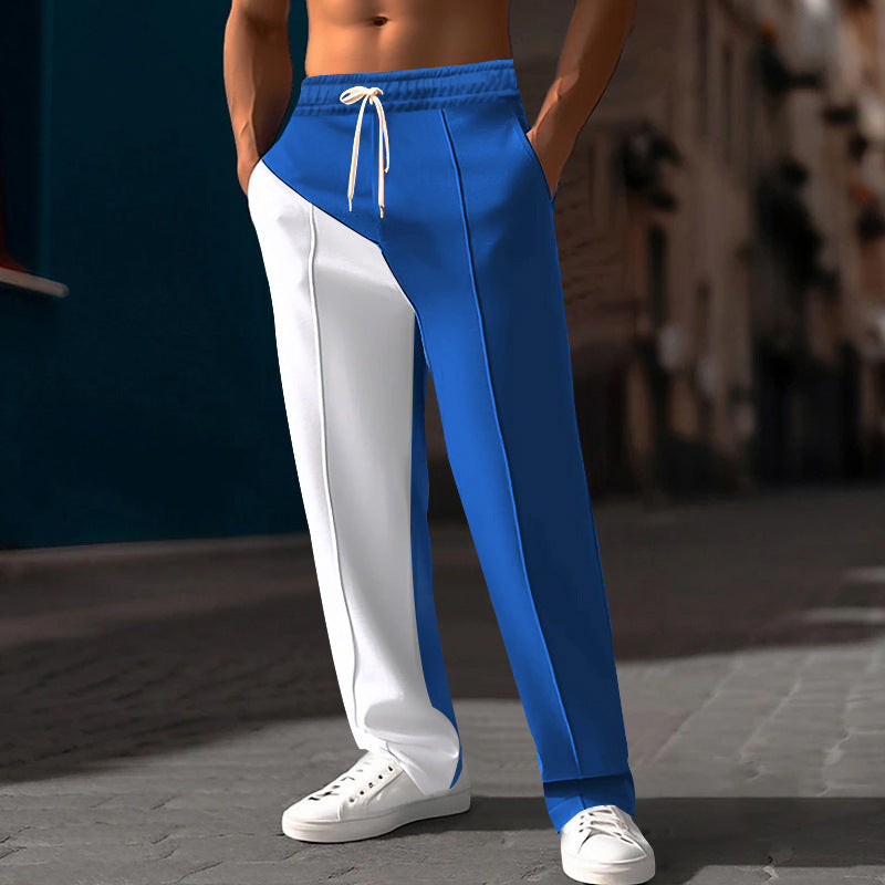 Herren Sportliche Freizeithose mit innovativem Schnitt und Kontrastdetails Echoarchiv