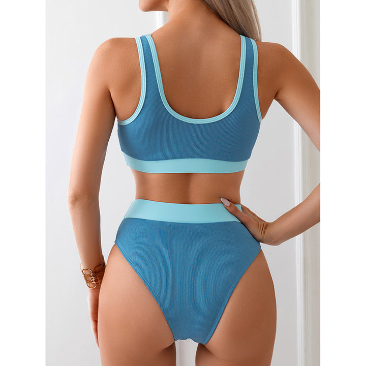 Damen hochgeschnittenes Bikini-Set mit sportlichem Design Echo Archiv