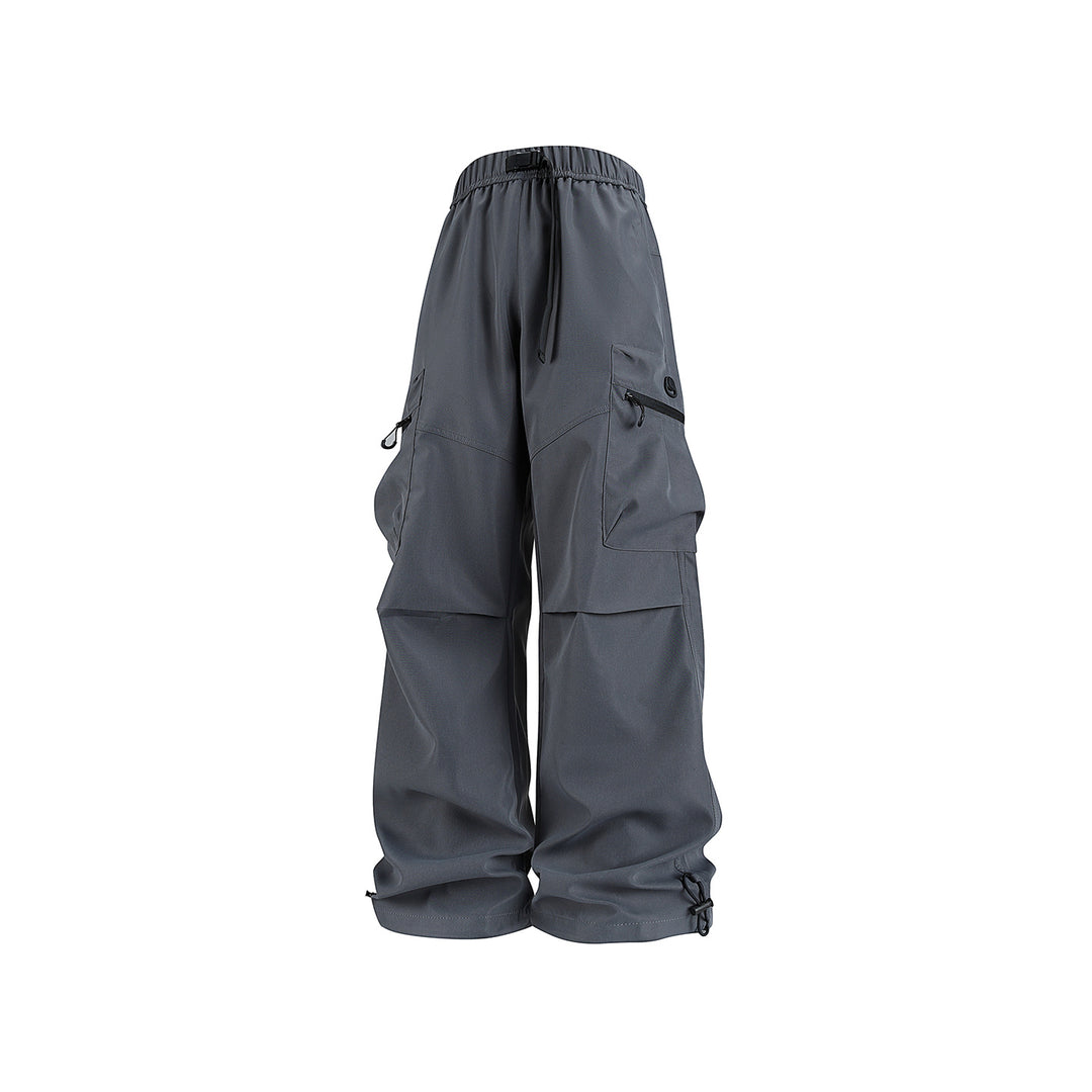 Herren Weite technische Cargo-Hose mit Multifachtaschen, Tunnelzug und verstellbaren Beinabschlüssen Echo Archiv