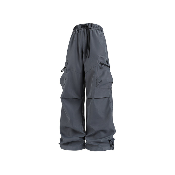 Herren Weite technische Cargo-Hose mit Multifachtaschen, Tunnelzug und verstellbaren Beinabschlüssen Echo Archiv