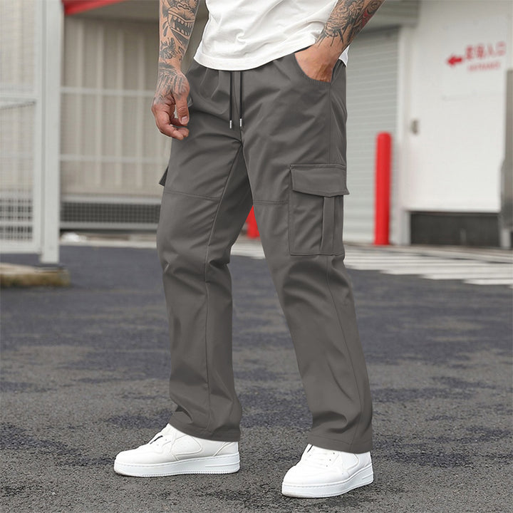 Herren Cargo-Hose mit praktischen Seitentaschen und elastischem Bund Echoarchiv