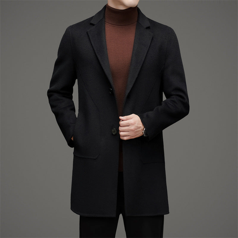 Herren eleganter Mantel mit modernen Akzenten Echoarchiv