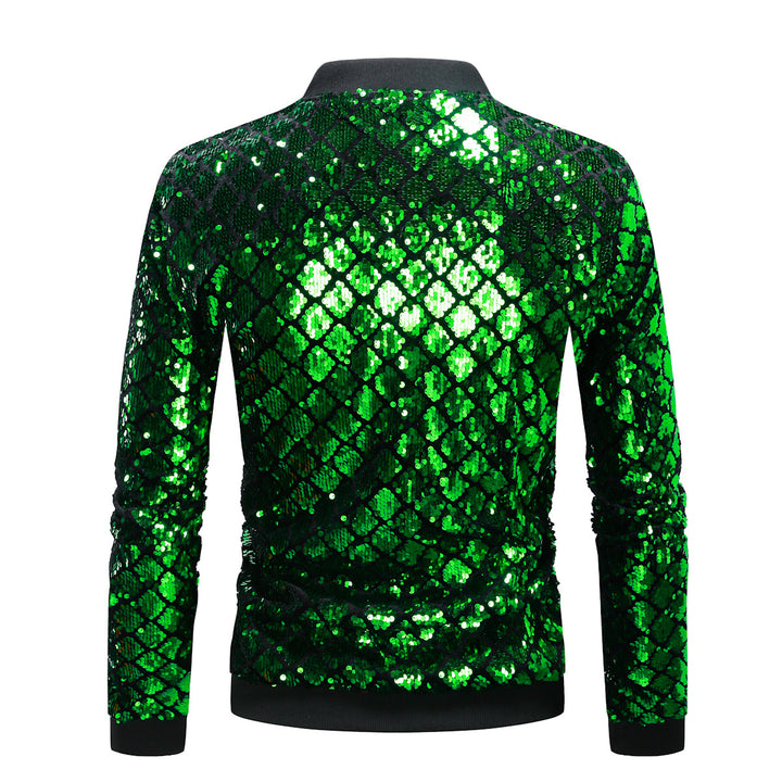 Herren Glitzernde Steppjacke Echoarchiv