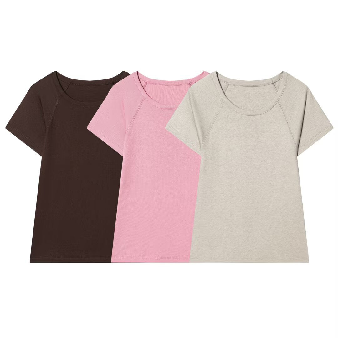 Damen komfortables Basic T-Shirt Echo Archiv