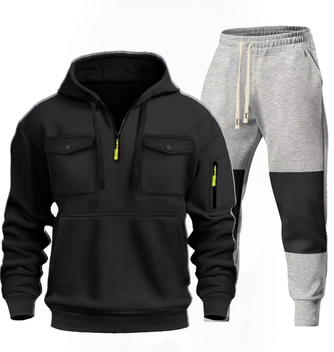Herren funktionaler Sweatshirt- und Jogginghosen-Set Echoarchiv