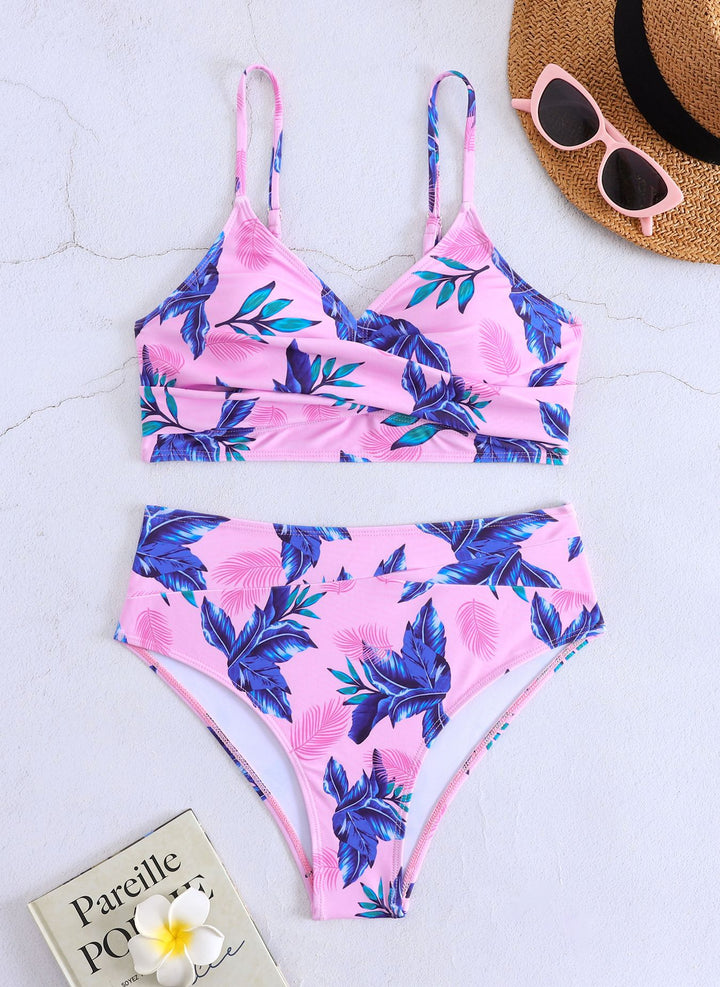 Damen Bikini-Set mit floralem Design und verstellbaren Trägern Echo Archiv