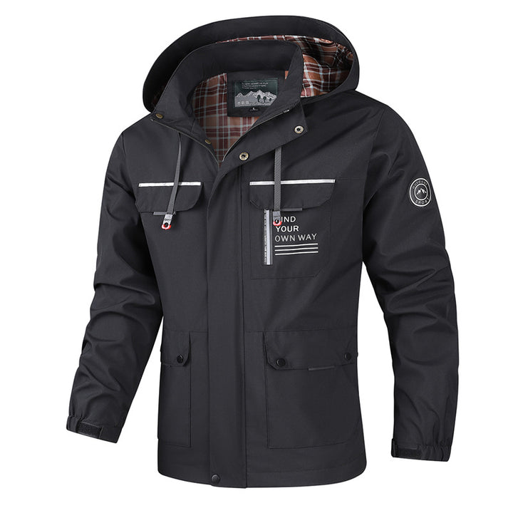 Herren Wetterfeste multifunktionale Jacke Echo Archiv
