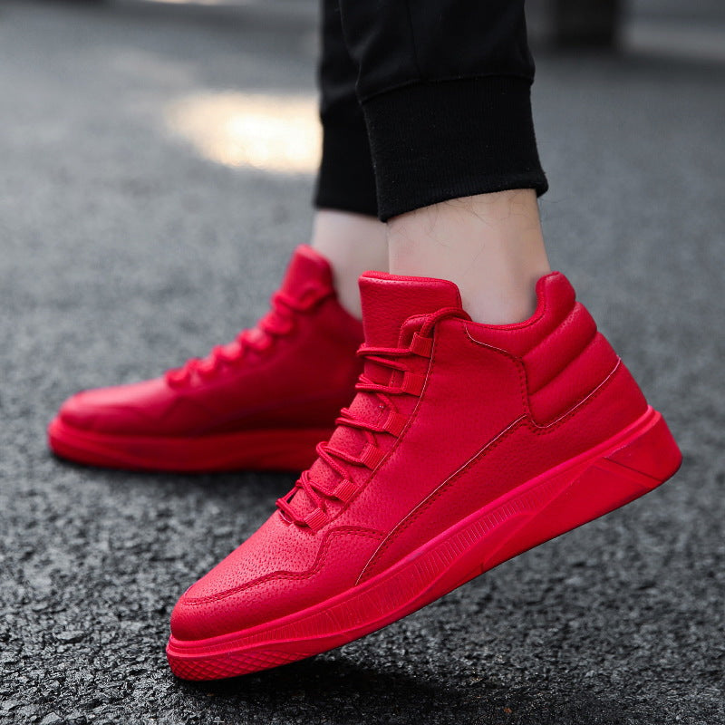 Herren Hohe Freizeit-Sneaker mit gepolstertem Knöchelkragen und strukturierter Komfortsohle – Norré